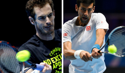 Andy Murray và Djokovic hứa hẹn sẽ đem đến những trận đấu hấp dẫn. Nguồn: telegraph.co.uk