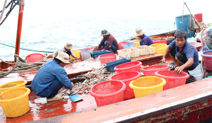 Thiếu hụt lao động là một trong những vấn đề của nghề khai thác hải sản.