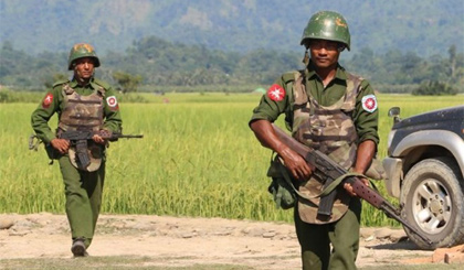 Lực lượng quân đội Myanmar. Nguồn: AFP