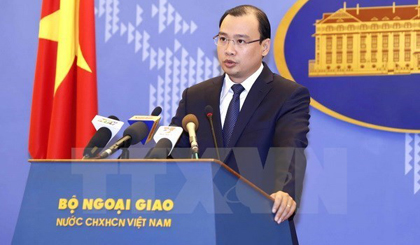 Foreign Ministry Spokesman Le Hai Binh (Source: VNA)