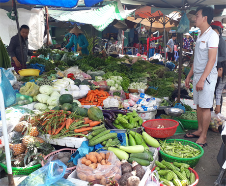 Rau củ là mặt hàng có nhu cầu tiêu dùng tăng ngay thời điểm sau Tết và có giá bán tăng nhẹ.