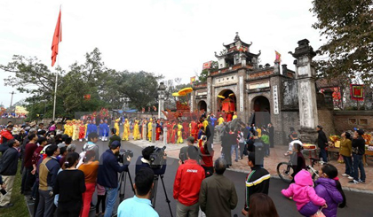 The Co Loa festival in Hanoi. (Source: VNA)