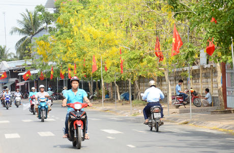 TX. Cai Lậy được chọn là đô thị trung tâm của Vùng phía Tây (Ảnh: Khắc Thuyên).