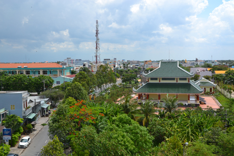 TX. Gò Công được chọn là đô thị trung tâm của Vùng phía Đông.