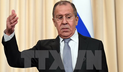 Ngoại trưởng Nga Sergei Lavrov. Nguồn: AFP/TTXVN