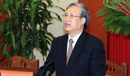 Politburo member and head of the Central Inspection Committee Tran Quoc Vuong