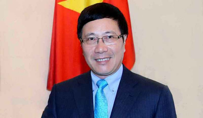 Politburo member, Deputy PM and Foreign Minister Pham Binh Minh (Credit: VGP)