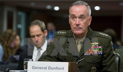 Tướng Joseph Dunford. Nguồn: EPA/TTXVN