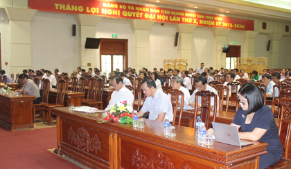 Quang cảnh hội nghị.