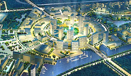 An artist impression of the university village in Ho Chi Minh City's hoc Mon District (Photo: SGGP)