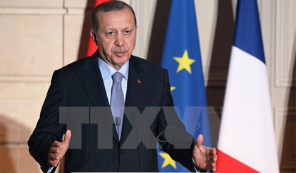 Tổng thống Thổ Nhĩ Kỳ Recep Tayyip Erdogan. Nguồn: AFP/TTXVN