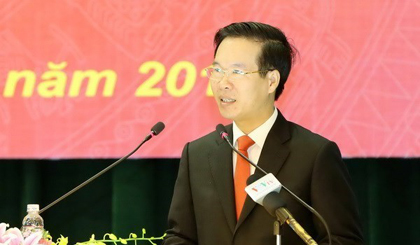  Vo Van Thuong, head of the Communist Party of Vietnam (CPV) Central Committee’s Commission for Information and Education. (Source: VNA)