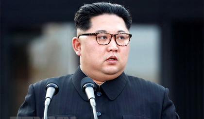 Nhà lãnh đạo Triều Tiên Kim Jong-un. Nguồn: Yonhap/TTXVN