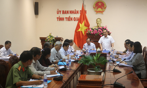 Deputy Minister of Culture, Sports and Tourism, Member of the National Committee for Youth of Vietnam Le Khanh Hai speaks at the conference. Photo: CAO THANG