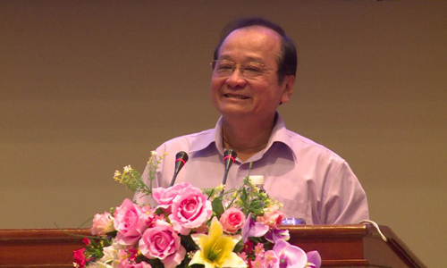  Deputy Chairman of the provincial People's Committee Tran Thanh Duc speak at the launching ceremony. Photo: thtg.vn