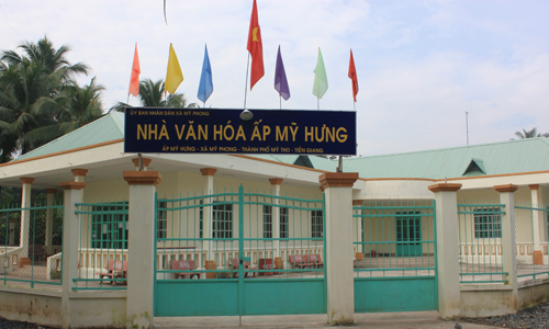 Nhà văn hóa ấp Mỹ Hưng, xã Mỹ Phong (TP. Mỹ Tho)