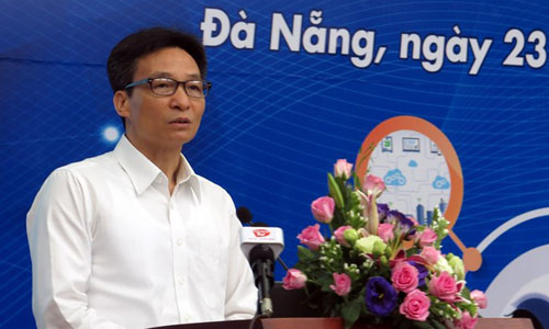  Deputy Prime Minister Vu Duc Dam speaks at the workshop in Da Nang on July 23 (Photo: VNA)