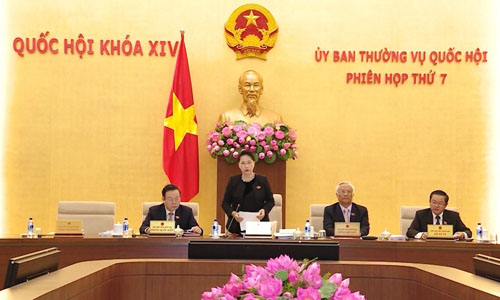 A meeting of the National Assembly Standing Committee