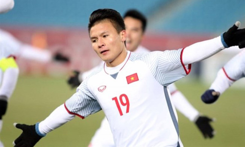  Vietnamese midfielder Nguyen Quang Hai (Source: football-tribe.com)