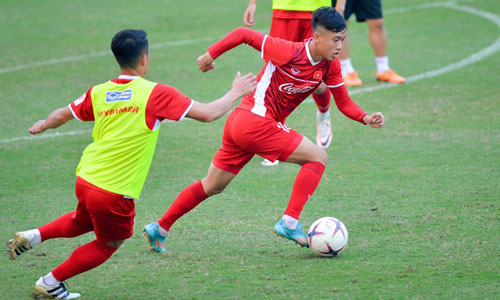 According to coach Park Hang-seo, all the members of the Vietnamese team are now in good mood. (Photo: zing.vn)