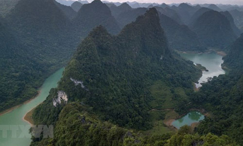 A corner of Non Nuoc Cao Bang geopark (Source: VNA)