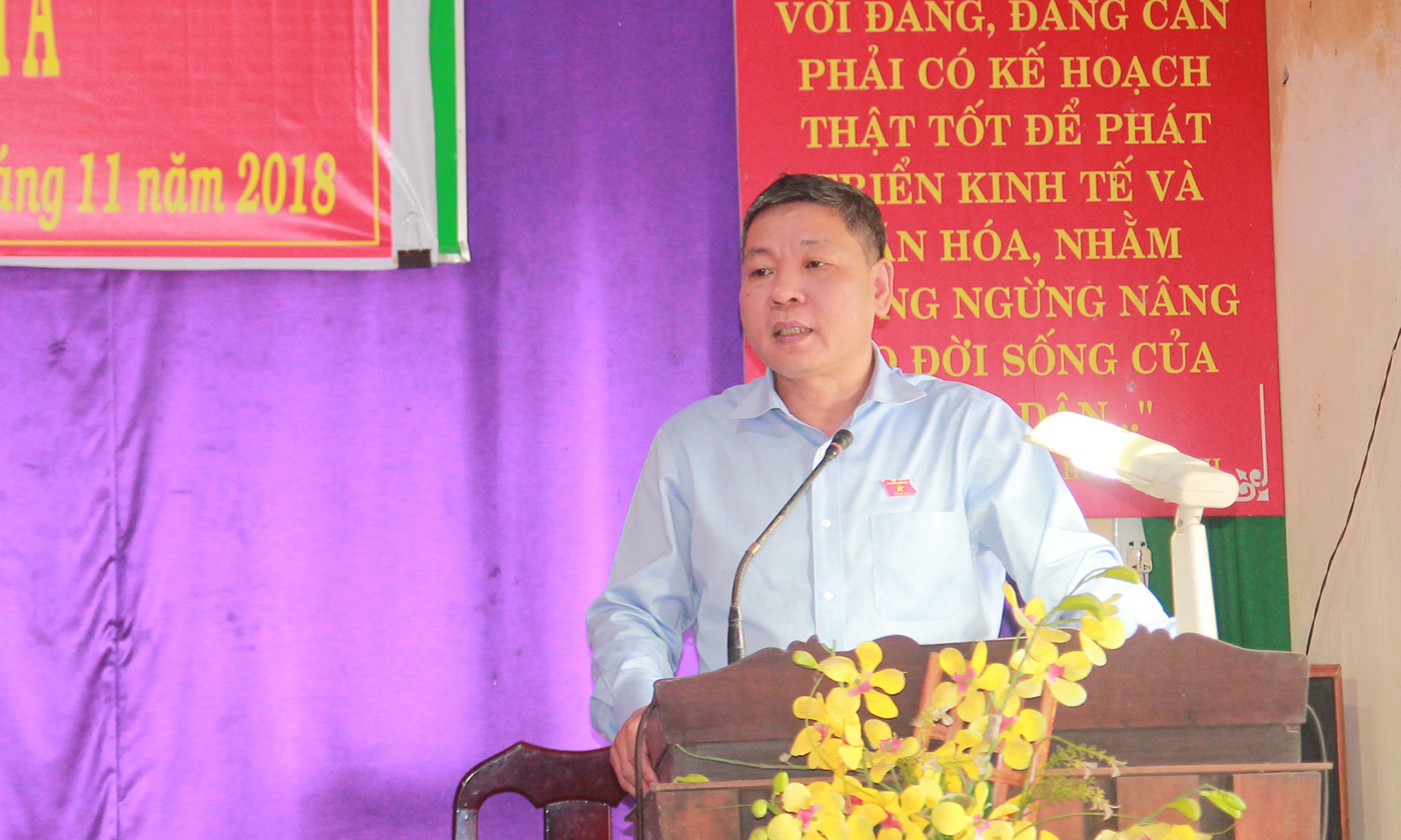 ĐBQH Nguyễn Hoàng Mai, đã thay mặt đơn vị bầu cử số 1 đã giải trình, làm rõ một số nội dung thuộc thẩm quyền. 