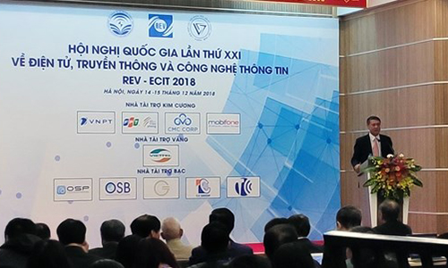 The 21st National Conference on Electronics, Communications, and Information Technology opened in Hanoi on December 14 (Photo: qdnd.vn)