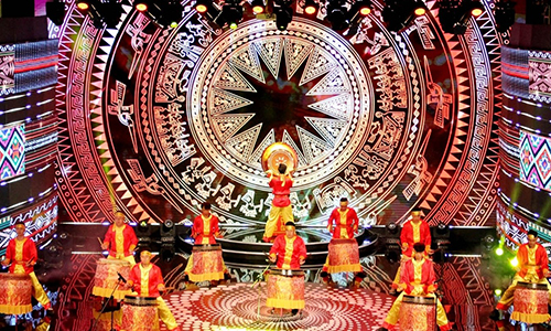 A performance at the opening ceremony