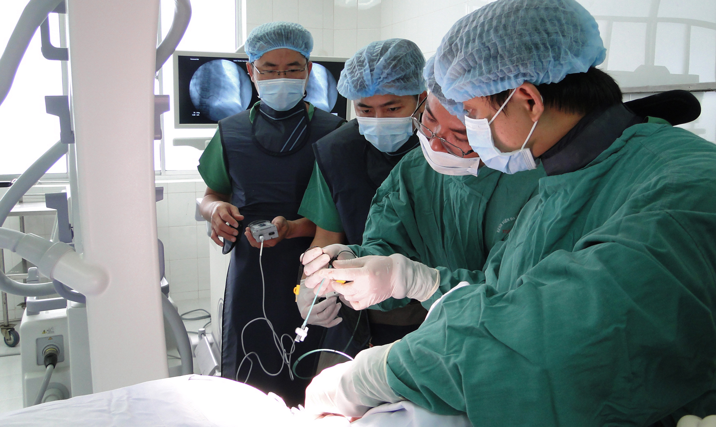 Qua 40 năm thành lập, Bệnh viện ĐKTT Tiền Giang không ngừng phát triển và ngày càng chăm sóc tốt hơn sức khỏe nhân dân. 	                                                                                                 Ảnh: HẠNH NGA
