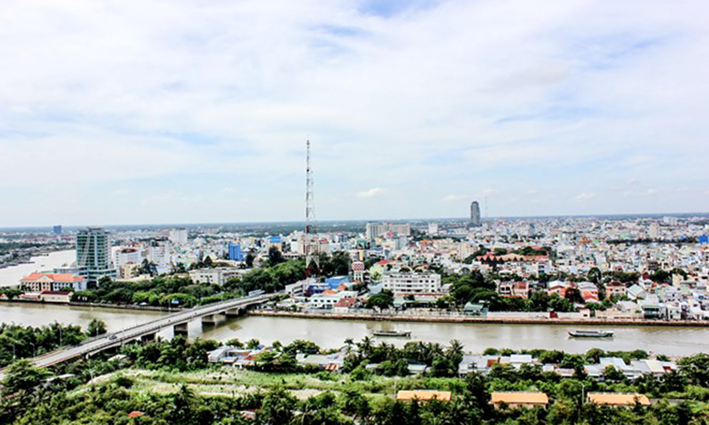 An aerial view of Can Tho city (Photo: baocantho.com.vn)