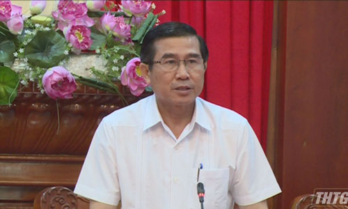 Deputy Secretary of Tien Giang provincial Party’s Committee, Chairman of the PPC Le Van Huong. Photo: thtg.vn