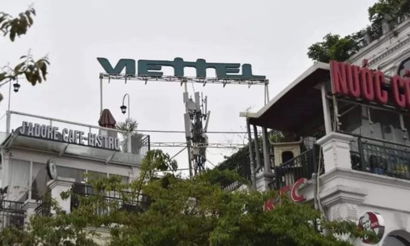 Trạm 5G đầu tiên của Viettel đã được lắp đặt tại Hà Nội. (Nguồn ảnh: Viettel)