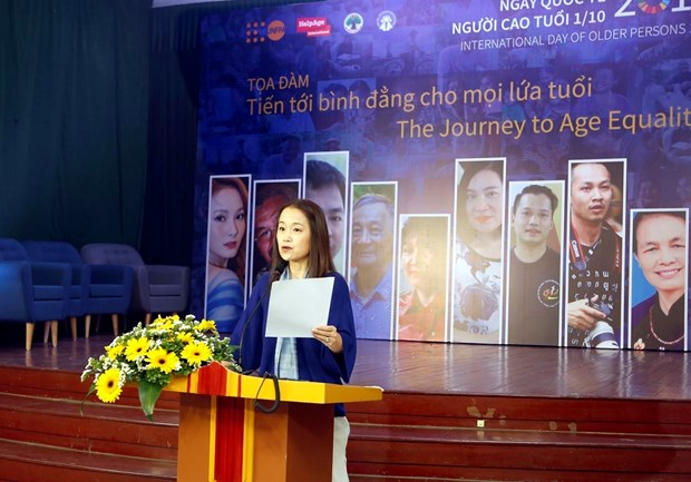 Forum raises public awareness of ageing population hinh anh 1UNFPA Representative in Vietnam Naomi Kitahara spe
