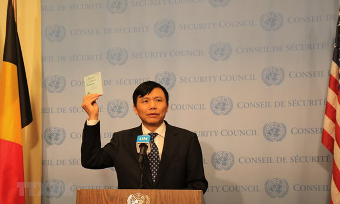 Ambassador Dang Dinh Quy, head of the Vietnamese Permanent Mission to the UN, at the event (Photo: VNA)