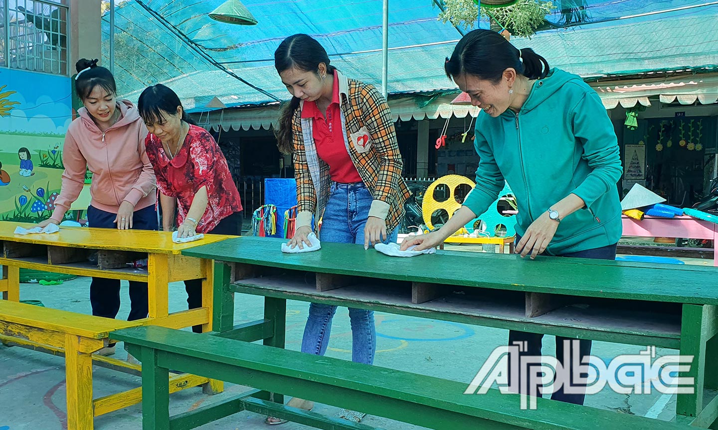 Với tinh thần đồng lòng, vượt khó, ngành Giáo dục sẽ vượt qua khó khăn trước đại dịch Covid-19 (ảnh chụp vào đầu năm nay). 