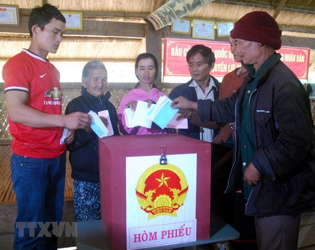 Voters cast ballots to elect National Assembly deputies - Illustrative image A)