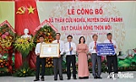 Thân Cửu Nghĩa ra mắt xã nông thôn mới