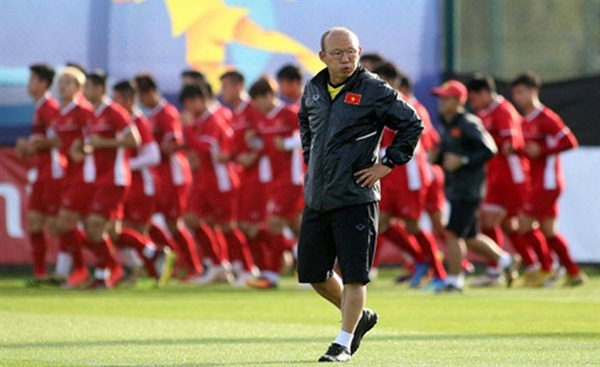 Coach Park Hang-seo will give opportunities to many new faces in the upcoming training camp. — Photo thethao247.vn