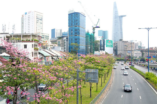 A view of HCM City. The city is speeding up its project to become a smart city by 2025. — VNS Photo Nguyen Diep