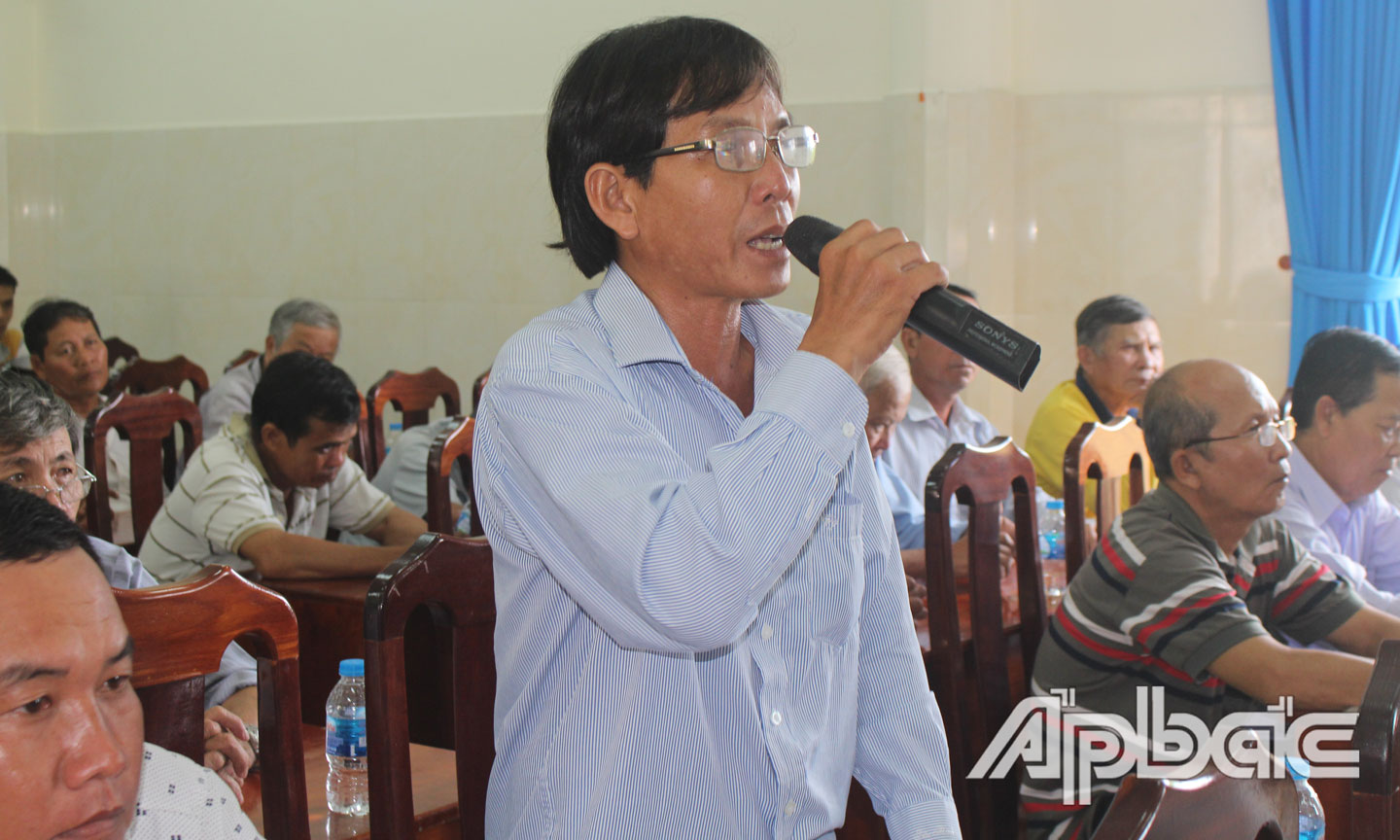 Cử tri xã Tân Tây, huyện Gò Công Đông