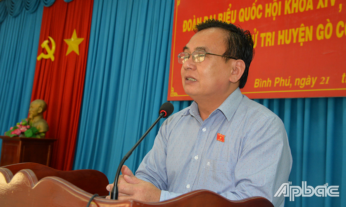 Đại biểu Võ Văn Bình 