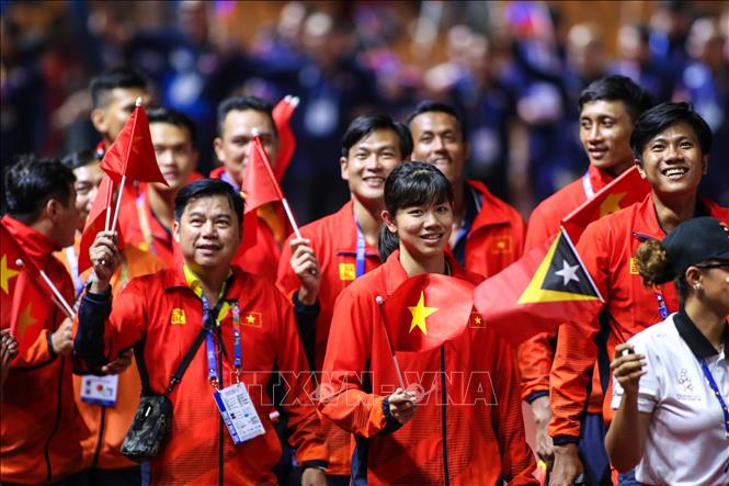 Chuẩn bị về lực lượng vận động viên đảm bảo về chuyên môn và giành thành tích cao đang là nhiệm vụ quan trọng của ngành Thể thao Việt Nam. Ảnh: TTXVN