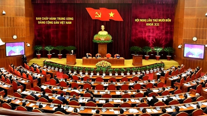 A view of the 14th session of the 12th Party Central Committee that opened in Hanoi on December 14 (Photo: NDO/Dang Khoa)