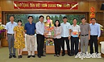 Giám đốc Học viện Chính trị Khu vực IV thăm, chúc tết Tỉnh ủy Tiền Giang