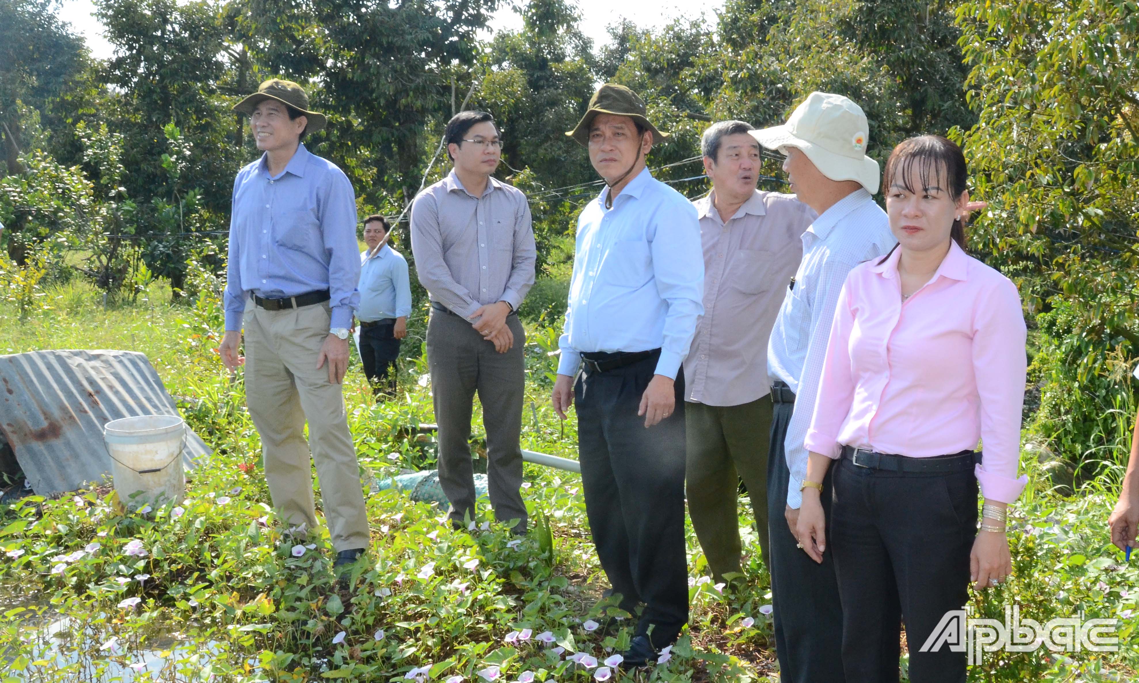 Tham quan mô hình trữ nước ngọt.