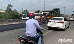 Cảnh báo nguy hiểm trên đường dẫn vào cao tốc TP. Hồ Chí Minh - Trung Lương