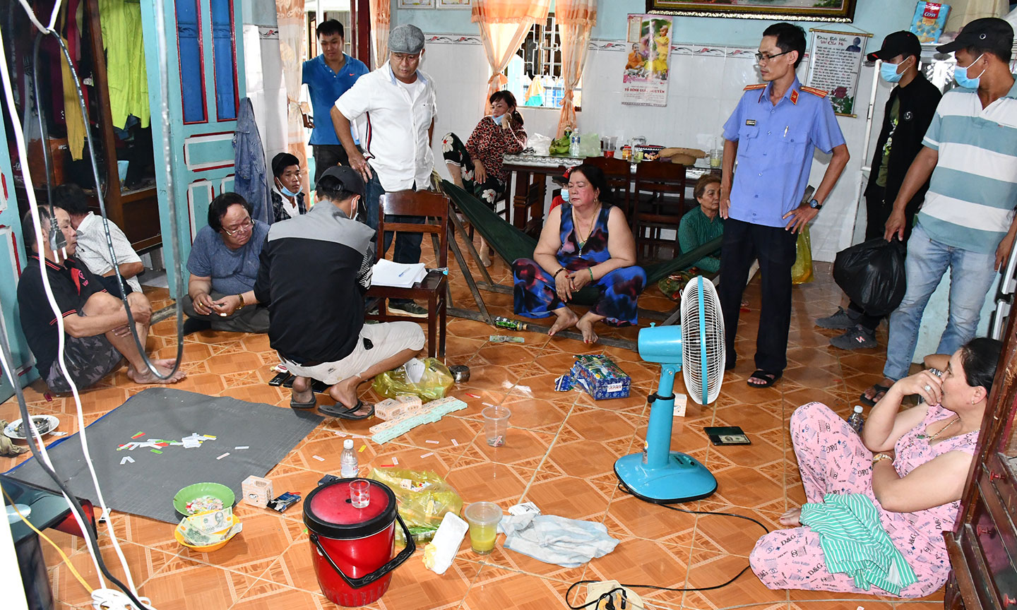 Hiện trường vụ việc.