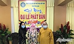 Lãnh đạo TP. Mỹ Tho thăm, chúc mừng nhân dịp Đại lễ Phật đản Phật lịch 2565