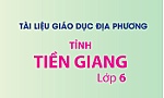 Mời bạn đọc góp ý cho Tài liệu Giáo dục địa phương tỉnh Tiền Giang lớp 6