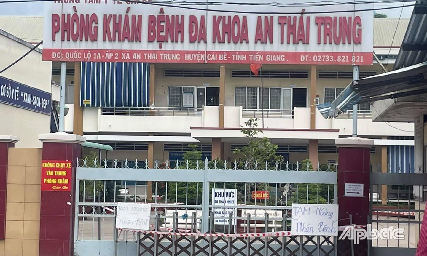 Phòng khám đa khoa An Thái Trung tạm thời ngưng hoạt động